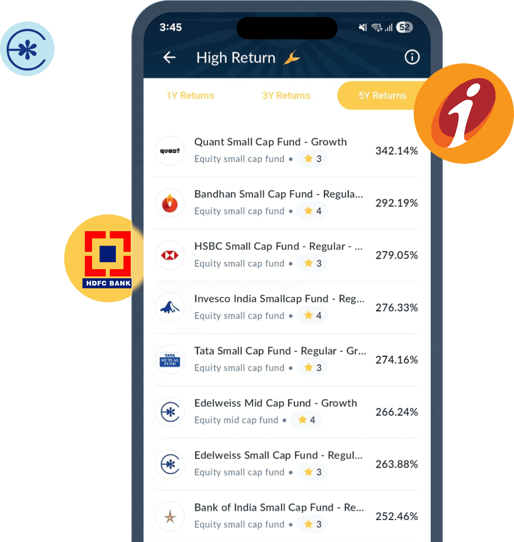 INVEST IN 500+ MUTUAL FUNDS